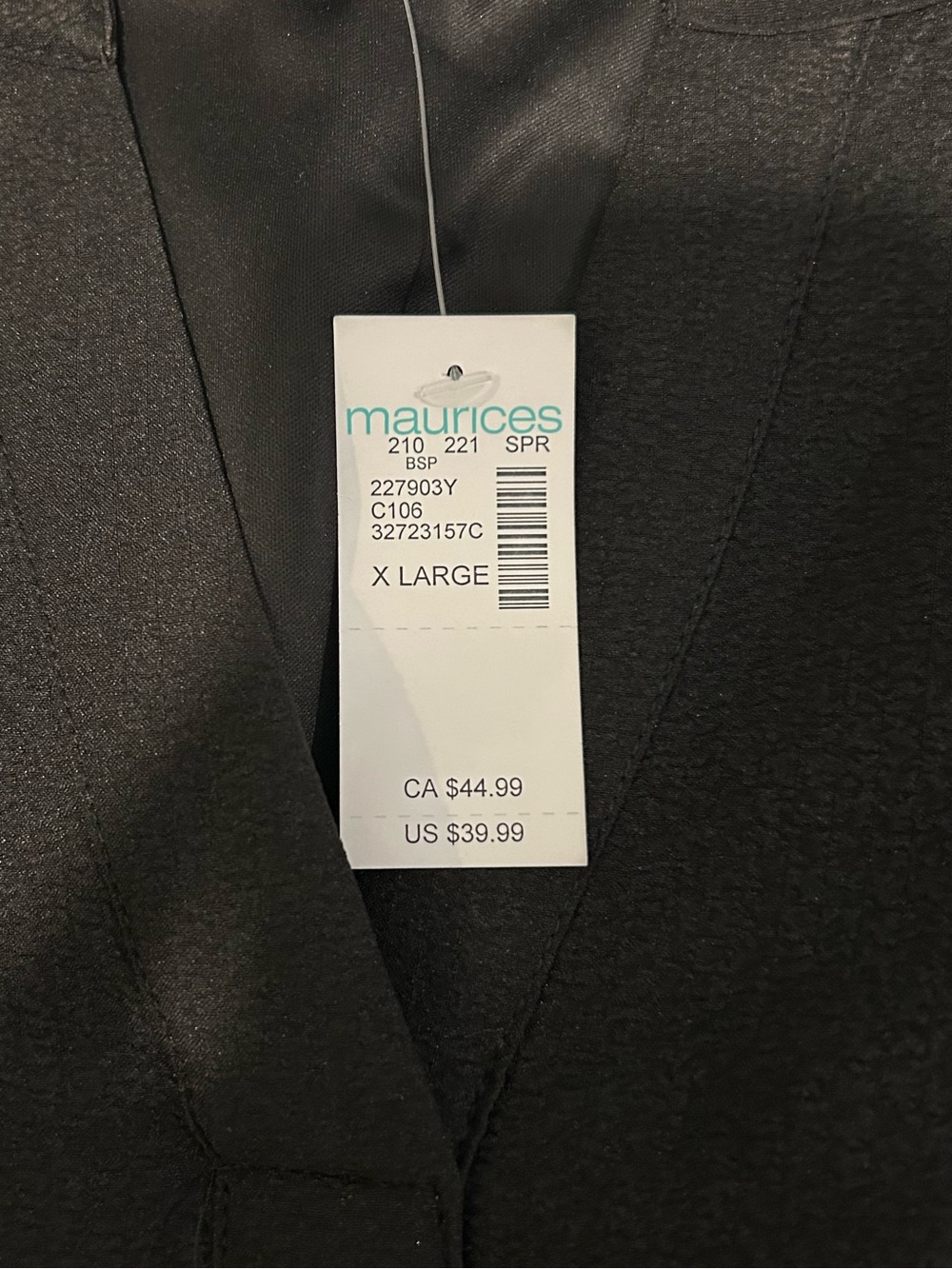 Maurice’s Solene Dress Black XL NWT - Picture 9 of 12